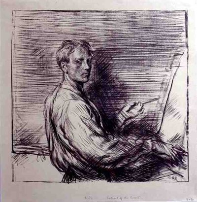 Retrato del Artista de Charles Haslewood Shannon