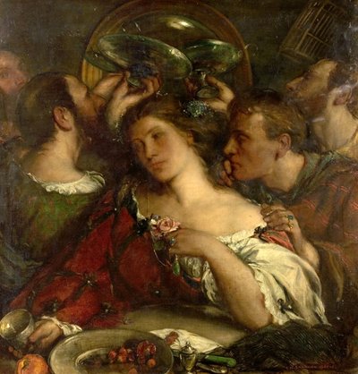 Tibulo en la casa de Delia de Charles Haslewood Shannon