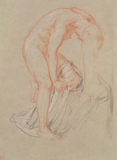 Mujer desnudándose de Charles Haslewood Shannon