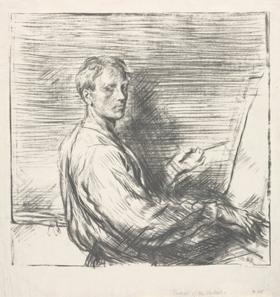 Retrato del artista, No. 1 de Charles Hasslewood Shannon
