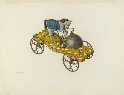 Juguete de Metal: Pony de Truco con Campana de Charles Henning