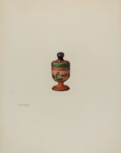Caja de Azafrán Alemana de Pa. de Charles Henning