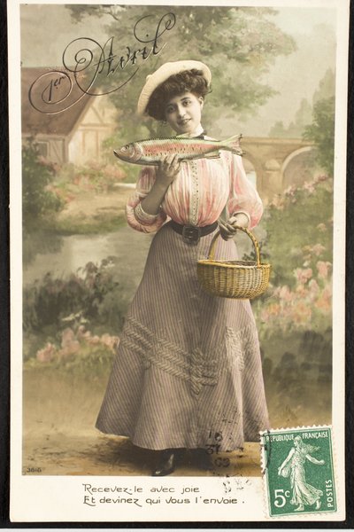 Pez de Abril, Mujer de la Belle Époque de Augustus Kollner