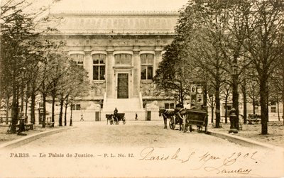 Palacio de Justicia, París, Sena, Isla de Francia, Francia de Augustus Kollner