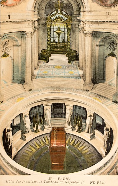 Tumba de Napoleón I, Los Inválidos, París, Sena, Isla de Francia, Francia de Augustus Kollner