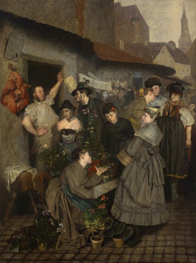 En el Viktualienmarkt de Charles Henri Pille
