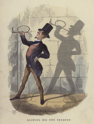 Tocando su propia trompeta de Charles Henry Bennett
