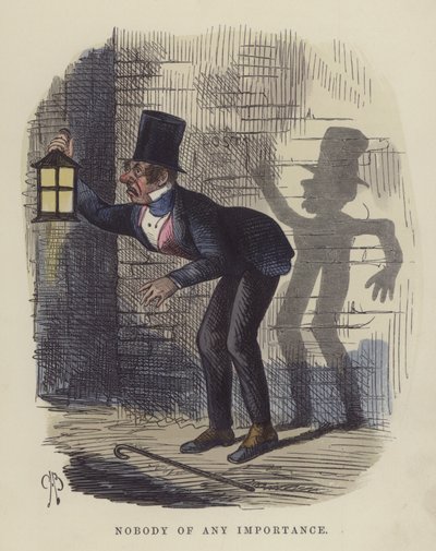 Nadie de Importancia (grabado en color) de Charles Henry Bennett