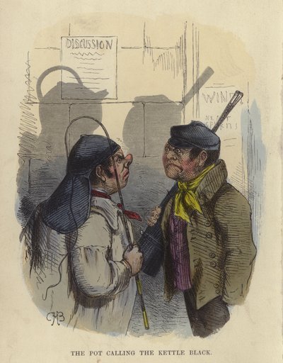 El sartén le dice a la olla de Charles Henry Bennett