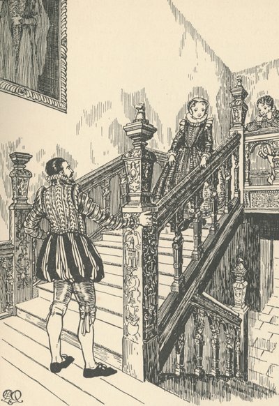 Escalera del siglo XVI, 1931 de Charles Henry Bourne Quennell
