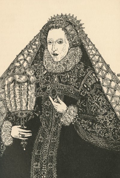 Retrato de la Reina Isabel, 1931 de Charles Henry Bourne Quennell