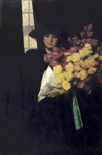 Crisantemos, c.1900 de Charles Henry Malcolm Kerr