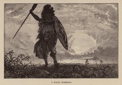 Ilustración para Allan Quatermain por H Rider Haggard (grabado) de Charles Henry Malcolm Kerr