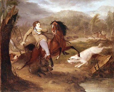 Caza de jabalí de Charles Henry Schwanfelder