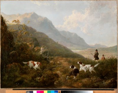 Caza de urogallos en las Highlands de Charles Henry Schwanfelder