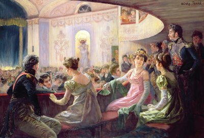 El intervalo en el teatro de Charles Henry Tenre