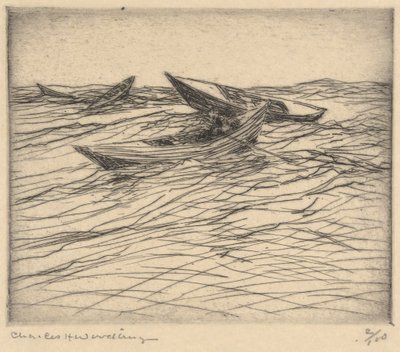 Oleaje de tierra de Charles Herbert Woodbury
