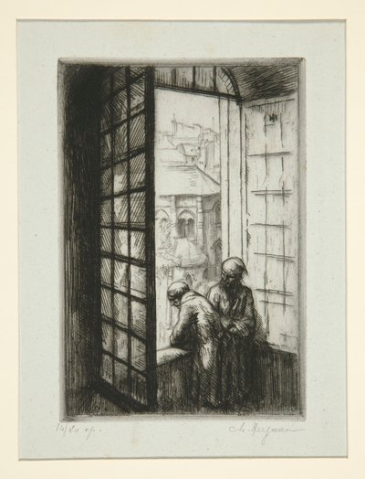 Una ventana del antiguo Hôtel-Dieu de Charles Heyman