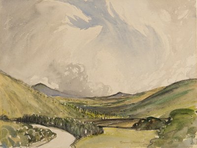 Mañana tormentosa, Graystoke, Cumbria de Charles John Holmes