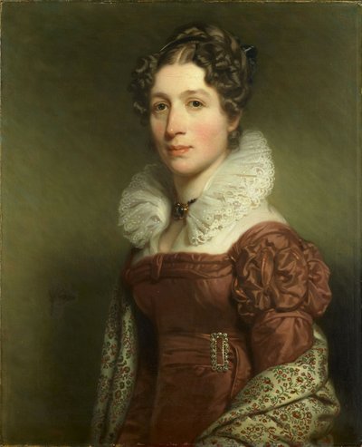 Jacoba Vetter (1796-1830), esposa de Pieter Meijer Warnars, librero de Ámsterdam de Charles Howard Hodges