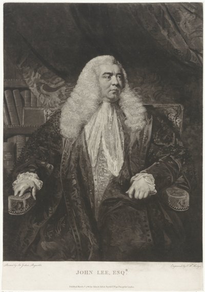 Retrato de John Lee de Charles Howard Hodges