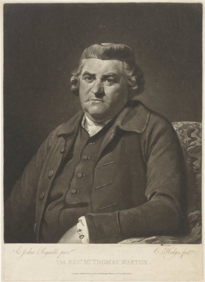 Retrato de Thomas Warton de Charles Howard Hodges