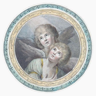 Dos querubines. Dos ángeles de Charles Howard Hodges