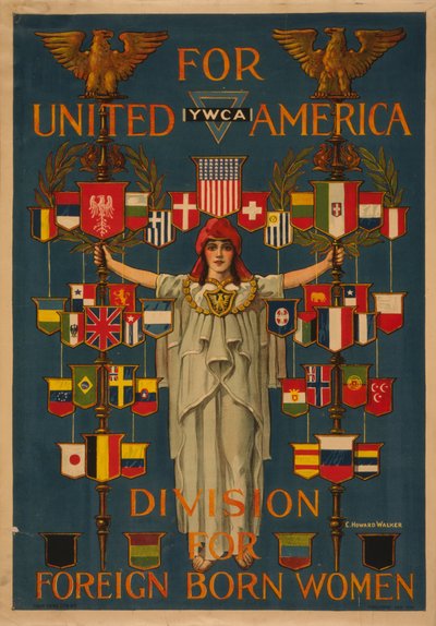 Para Estados Unidos, división de la YWCA para mujeres nacidas en el extranjero de Charles Howard Walker