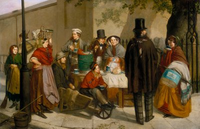 Un puesto de café, 1881 de Charles Hunt