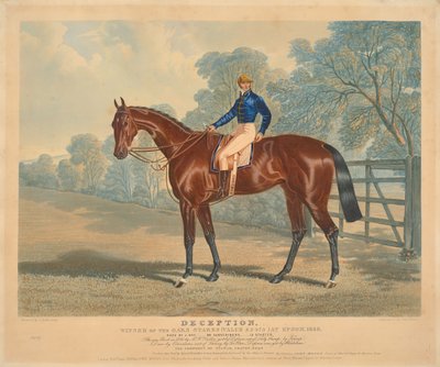 [Rennen]: "Deception", Gewinner der Oaks Stakes in Epsom, 1839, geritten von J. Day de Charles Hunt