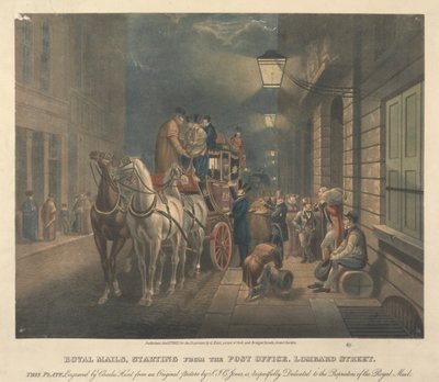 Royal Mails, a partir de la Oficina de Correos, Lombard Street de Charles Hunt