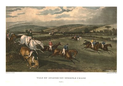 Vale of Aylesbury Steeple Chase, Placa 1, c1836, c1955 de Charles Hunt