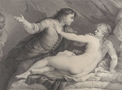 Tarquinio y Lucrecia, 1752 de Charles Hutin