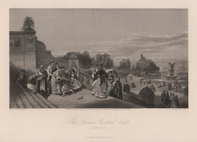 La Terraza, Central Park, Ciudad de Nueva York, Nueva York, EE.UU. de Charles I Rosenberg