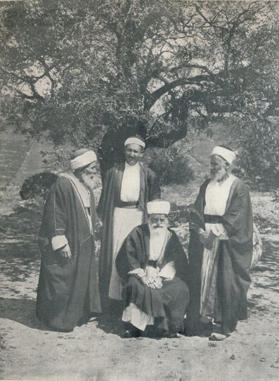 Jefes drusos, c. 1913 de Charles J. S. Makin
