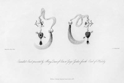 Joya esmaltada presentada por María Reina de Escocia, a George Gordon de Charles J. Smith