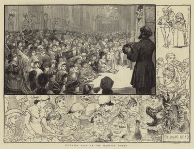 Baile juvenil en la Mansion House de Charles J. Staniland