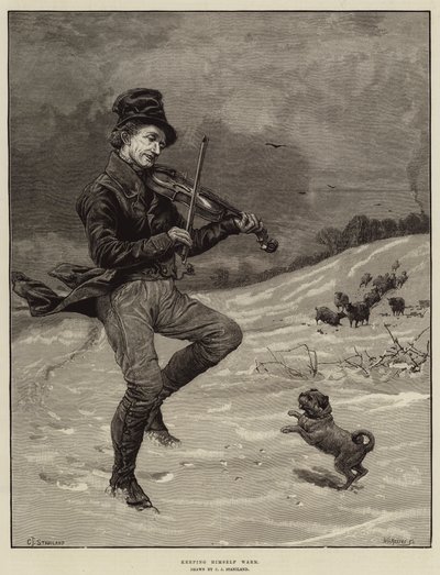 Manteniéndose caliente de Charles J. Staniland