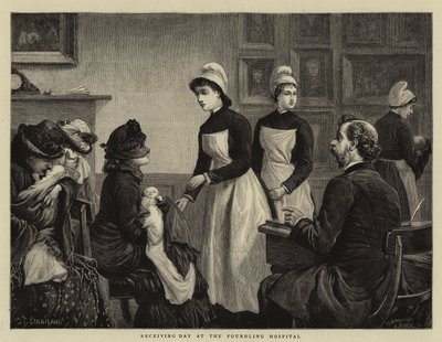 Día de recepción en el Hospital de Niños Expósitos de Charles J. Staniland