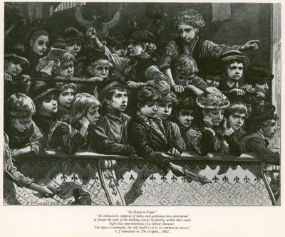 ¡Siéntate al frente! Los niños de clase trabajadora son introducidos al teatro de Charles J. Staniland