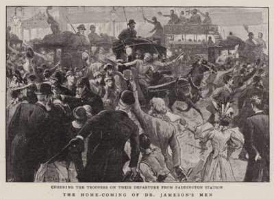 El regreso a casa de los hombres del Dr. Jameson de Charles J. Staniland
