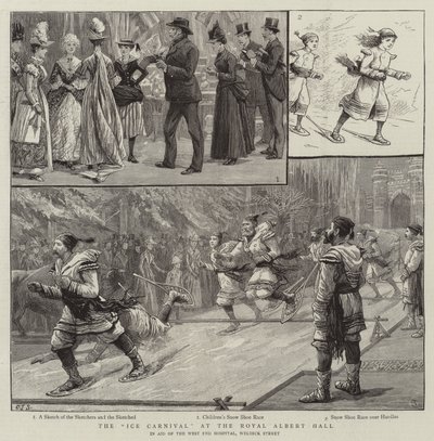 El Carnaval de Hielo en el Royal Albert Hall de Charles J. Staniland