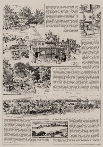A Portsmouth con Nicholas Nickleby y Smike de Charles J. Staniland