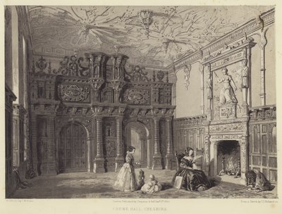 Crewe Hall, Cheshire de Charles James Richardson