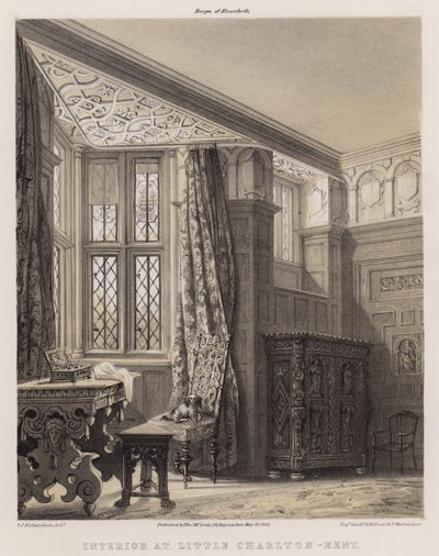 Interior en Little Charlton, Kent de Charles James Richardson