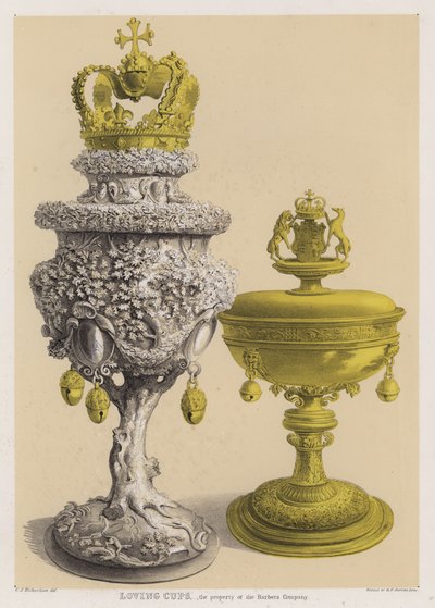 Copas de amor, propiedad de la Compañía de Barberos de Charles James Richardson