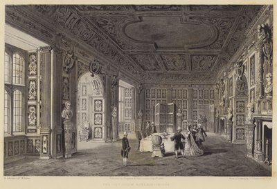 La Sala Dorada, Holland House de Charles James Richardson