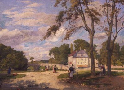 El Puente Viejo en la Isla Adam de Charles Jean Agard