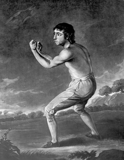 Daniel Mendoza, grabado por Henry Kinsbury, 1789 de Charles Jean Robineau