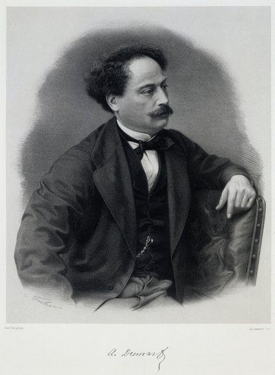 Alexandre Dumas, hijo 1824-1895, mediados del siglo XIX de Charles Jeremie Fuhr